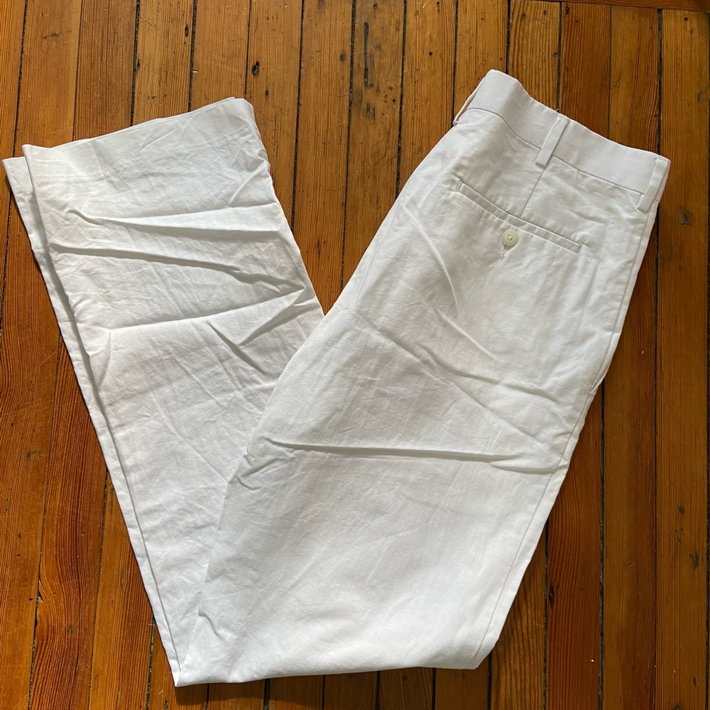 White Linen Pants